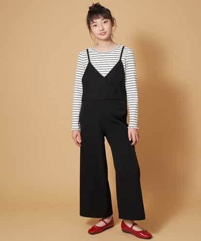 KJEDN02039 a.v.v KIDS [140-150]カシュクールサロペット