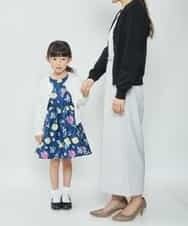 KJEEG01049 a.v.v KIDS(アー・ヴェ・ヴェ) [100-130]水彩フラワーワンピース[WEB限定サイズ] ホワイト