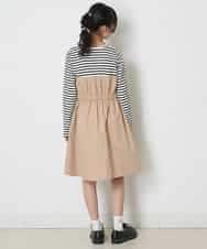 KJEEP32029 a.v.v KIDS(アー・ヴェ・ヴェ) [100-130]ドッキングワンピース ブルー