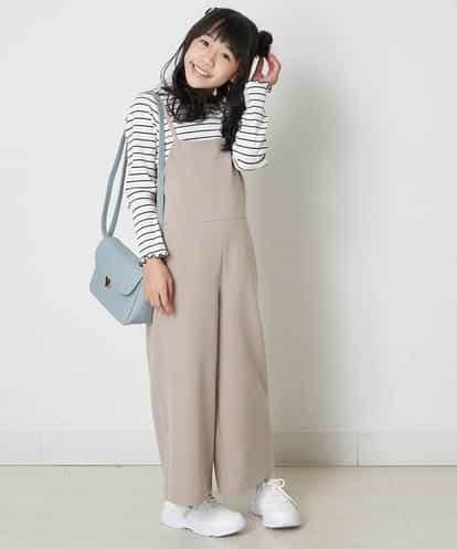 KJEEP33034 a.v.v KIDS [120-130]バックリボンワイドサロペット