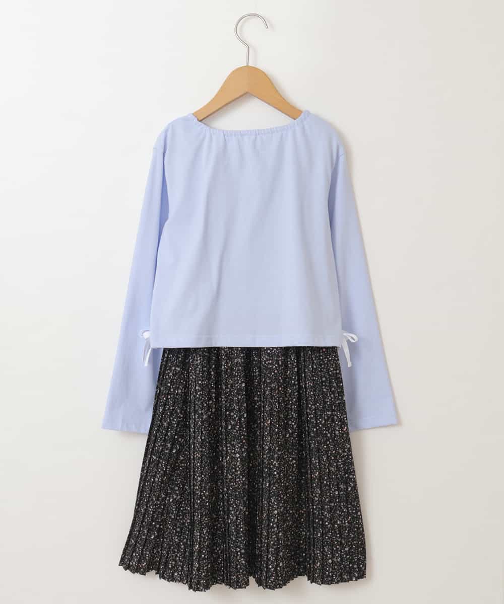 140 150 サイドリボンプリーツドッキングワンピース ワンピース A V V Kids アー ヴェ ヴェ イトキンオンラインストア