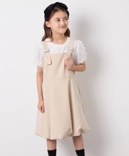 KJEFD41059 a.v.v KIDS(アー・ヴェ・ヴェ) [130-160]バルーンジャンスカ ベージュ