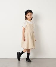 KJEFD41059 a.v.v KIDS(アー・ヴェ・ヴェ) [130-160]バルーンジャンスカ ベージュ