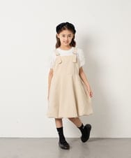 KJEFD41059 a.v.v KIDS(アー・ヴェ・ヴェ) [130-160]バルーンジャンスカ ベージュ