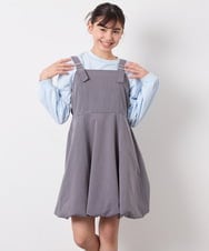 KJEFD41059 a.v.v KIDS(アー・ヴェ・ヴェ) [130-160]バルーンジャンスカ ダークグレー