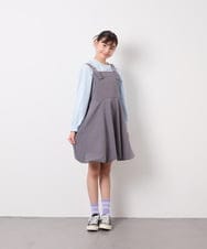 KJEFD41059 a.v.v KIDS(アー・ヴェ・ヴェ) [130-160]バルーンジャンスカ ダークグレー