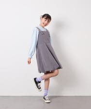 KJEFD41059 a.v.v KIDS(アー・ヴェ・ヴェ) [130-160]バルーンジャンスカ ダークグレー