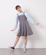 KJEFD41059 a.v.v KIDS(アー・ヴェ・ヴェ) [130-160]バルーンジャンスカ ダークグレー