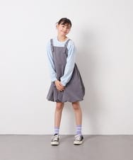 KJEFD41059 a.v.v KIDS(アー・ヴェ・ヴェ) [130-160]バルーンジャンスカ ダークグレー