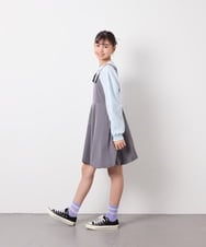 KJEFD41059 a.v.v KIDS(アー・ヴェ・ヴェ) [130-160]バルーンジャンスカ ダークグレー