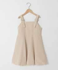 KJEFD41059 a.v.v KIDS(アー・ヴェ・ヴェ) [130-160]バルーンジャンスカ ベージュ