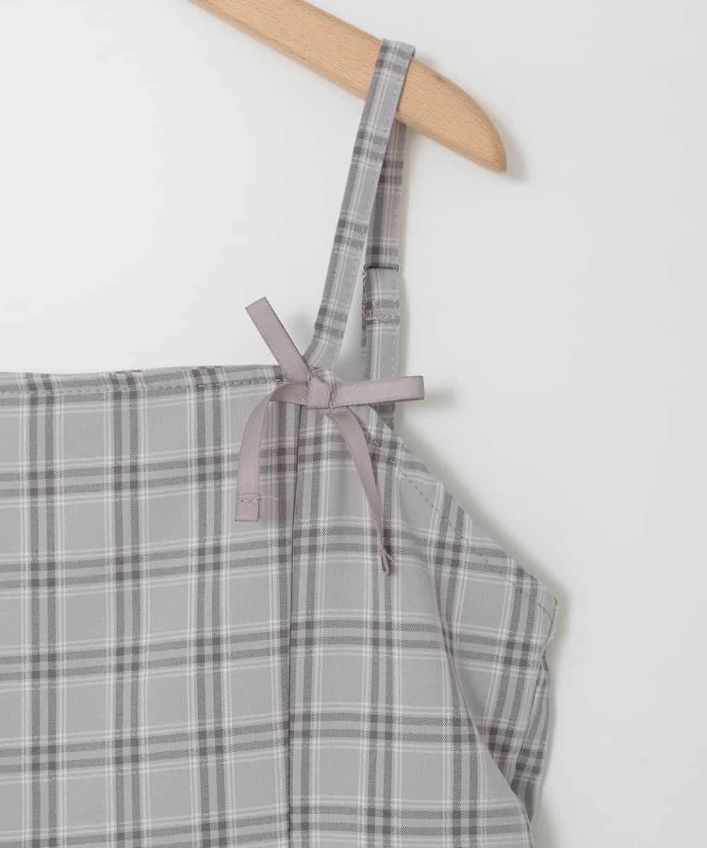 KJEFD42059 a.v.v KIDS(アー・ヴェ・ヴェ) [130-160]フロントリボンプリーツジャンスカ グレー