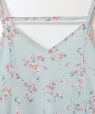 KJEFS41039 a.v.v KIDS(アー・ヴェ・ヴェ) [100-130]花柄シフォンワンピース ライトブルー
