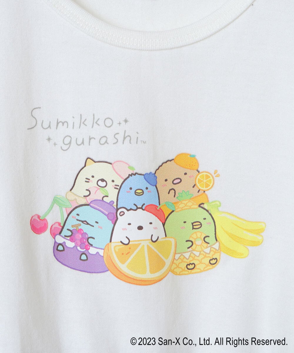 ネコTシャツ×ギンガムチュールスカートドッキングワンピース