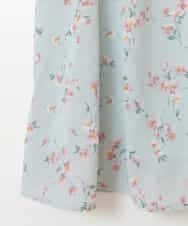 KJEFT41044 a.v.v KIDS(アー・ヴェ・ヴェ) [140-150]花柄シフォンワンピース ライトブルー