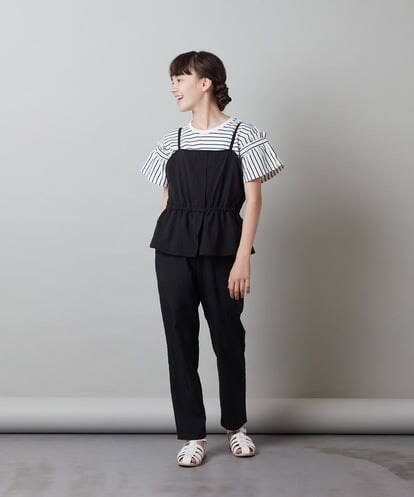 LE PHIL(ル フィル)｜スキューバジャージーサロペット⁄ブラック の通販