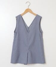 KJEFU44039 a.v.v KIDS(アー・ヴェ・ヴェ) [160]Vネックショートサロペット ネイビー