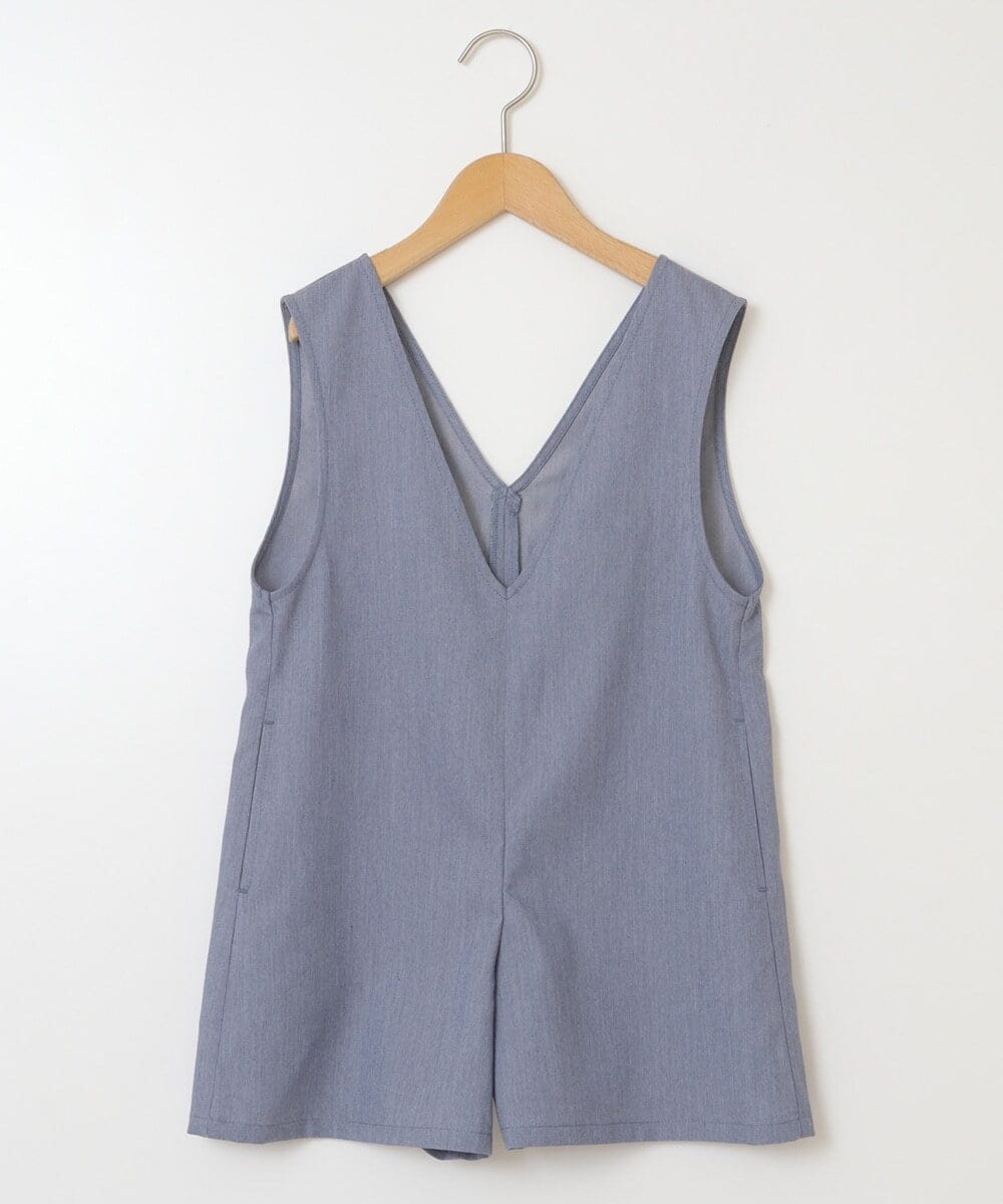 KJEFU44039 a.v.v KIDS(アー・ヴェ・ヴェ) [160]Vネックショートサロペット ネイビー