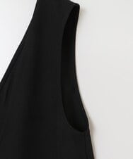 KJEFU44039 a.v.v KIDS(アー・ヴェ・ヴェ) [160]Vネックショートサロペット ブラック