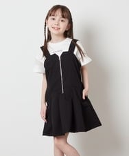 KJEFW40044 a.v.v KIDS(アー・ヴェ・ヴェ) [140-150]フロントジップジャンスカ ブルー