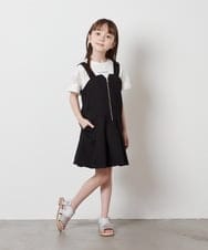 KJEFW40044 a.v.v KIDS(アー・ヴェ・ヴェ) [140-150]フロントジップジャンスカ ブルー