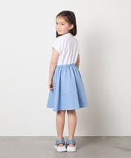 KJEGA80044 a.v.v KIDS(アー・ヴェ・ヴェ) [100-140]すみっコぐらしドッキングワンピース ライトブルー
