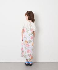 KJEGD91079 a.v.v KIDS(アー・ヴェ・ヴェ) [120-130]【WEB限定/2点セット/綿100％】簡単に着られるワンピース浴衣・兵児帯 アイボリー