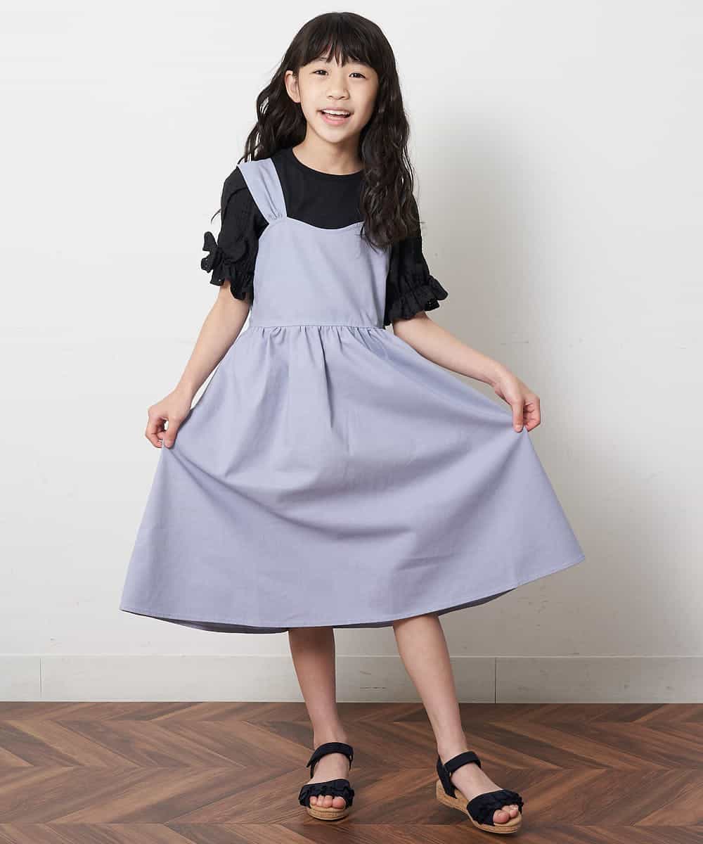 A V V Kids アー ヴェ ヴェ 100 130 バックリボンフィットアンドフレアワンピース Web限定サイズ イトキンオンラインストア