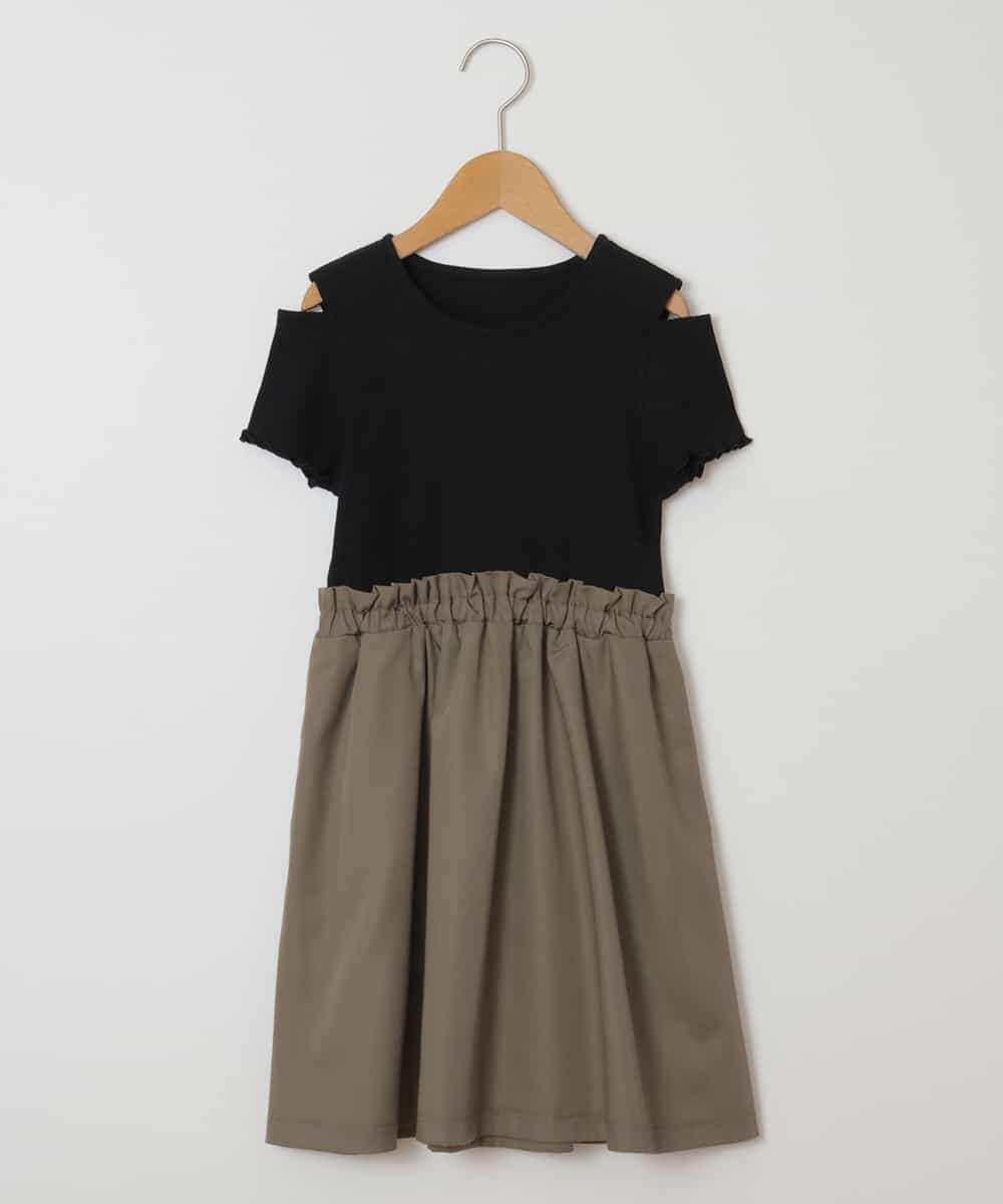 A V V Kids アー ヴェ ヴェ 140 150 肩アキテレコドッキングワンピース イトキンオンラインストア