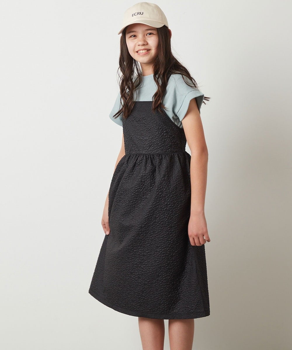 KJEGS03039 a.v.v KIDS(アー・ヴェ・ヴェ) [130]キャミワンピース グリーン