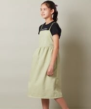KJEGT03044 a.v.v KIDS(アー・ヴェ・ヴェ) [140-150]キャミワンピース グリーン