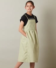 KJEGU03049 a.v.v KIDS(アー・ヴェ・ヴェ) [160]キャミワンピース ブラック