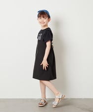 KJEGV02039 a.v.v KIDS(アー・ヴェ・ヴェ) [100-130]サスペンダー付きジャンパースカート ブラック