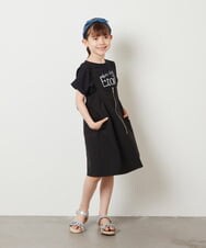 KJEGV02039 a.v.v KIDS(アー・ヴェ・ヴェ) [100-130]サスペンダー付きジャンパースカート ブラック