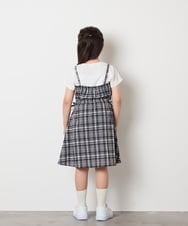 KJEHA20054 a.v.v KIDS(アー・ヴェ・ヴェ) [100-160]ドッキングスリットワンピース ブルー