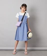 KJEHA20054 a.v.v KIDS(アー・ヴェ・ヴェ) [100-160]ドッキングスリットワンピース ブルー