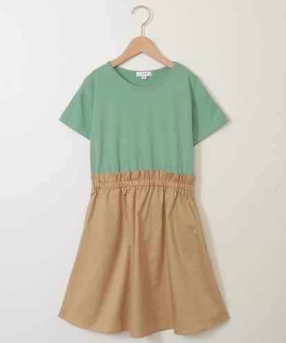 KJEHJ42029 a.v.v KIDS [100-130]ドッキングワンピース[WEB限定サイズ]