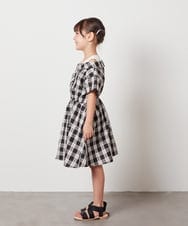 KJEHV20039 a.v.v KIDS(アー・ヴェ・ヴェ) [100-130]レイヤード風オフショルワンピース ブラック