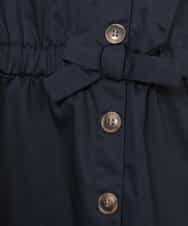 KJEJK04034 a.v.v KIDS(アー・ヴェ・ヴェ) [140-150]アシメフロントデザインドッキングワンピース ネイビー