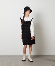 KJEJU34054 a.v.v KIDS(アー・ヴェ・ヴェ) [160]スリットネックアソートジャンパースカート ベージュ