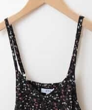 KJEKJ10034 a.v.v KIDS(アー・ヴェ・ヴェ) [100-130]フラワープリントキャミワンピース[WEB限定サイズ] ブラック