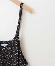 KJEKJ10034 a.v.v KIDS(アー・ヴェ・ヴェ) [100-130]フラワープリントキャミワンピース[WEB限定サイズ] ブラック