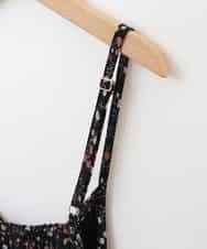 KJEKJ10034 a.v.v KIDS(アー・ヴェ・ヴェ) [100-130]フラワープリントキャミワンピース[WEB限定サイズ] ブラック