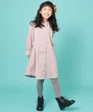 KJEKJ11034 a.v.v KIDS(アー・ヴェ・ヴェ) [100-130]コーデュロイシャツワンピース[WEB限定サイズ] ピンク