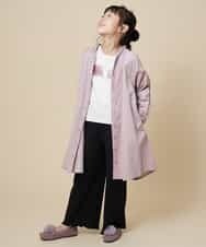 KJEKJ11034 a.v.v KIDS(アー・ヴェ・ヴェ) [100-130]コーデュロイシャツワンピース[WEB限定サイズ] グリーン