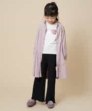 KJEKJ11034 a.v.v KIDS(アー・ヴェ・ヴェ) [100-130]コーデュロイシャツワンピース[WEB限定サイズ] グリーン