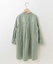 KJEKJ11034 a.v.v KIDS(アー・ヴェ・ヴェ) [100-130]コーデュロイシャツワンピース[WEB限定サイズ] グリーン