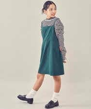 KJEKP41059 a.v.v KIDS(アー・ヴェ・ヴェ) [150-160]キャミミニワンピース グリーン