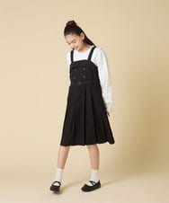 KJELA42064 a.v.v KIDS(アー・ヴェ・ヴェ) [130-160]プリーツベアジャンスカ グレー
