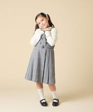KJELA42064 a.v.v KIDS(アー・ヴェ・ヴェ) [130-160]プリーツベアジャンスカ グレー